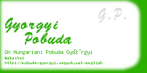 gyorgyi pobuda business card